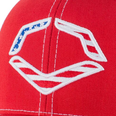 EvoShield USA Trucker Snapback Hat - Red/White in Saudi Arabia