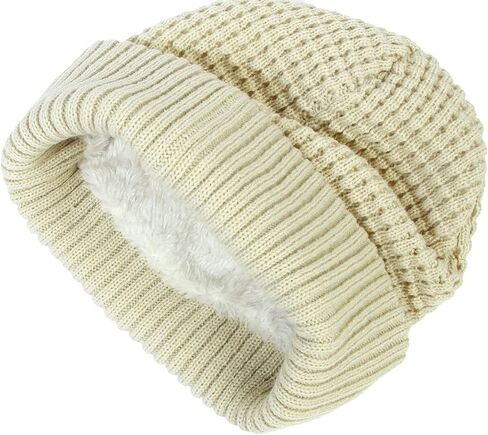 LAPI.ZAPI Winter Hat for Men Fleece Lined Skull Cap Cuff Beanie Outdoor Women Sports Cap in Saudi Arabia