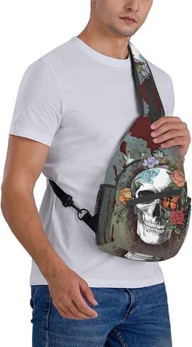 Sling Daypacks,adjustable Rope Crossbody One Shoulder Bag Travel Hiking Cycling for Men Women Gift… in Kuwait