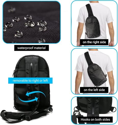 WESTEND Crossbody Sling Small Bag Travel Hiking Chest Bag Daypack in Saudi Arabia