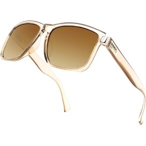 LECKIRUT Vintage Square Polarized Sunglasses for Men Women Classic Retro Trendy Stylish Shades in Saudi Arabia