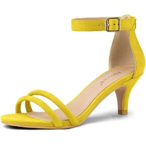 Allegra K Women's Kitten Heel Ankle Strap Sandals Shoes in Saudi Arabia