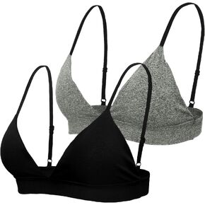 SHEKINI Women Seamless Bra Triangle Wireless Comfortable Padded Bras for Women
