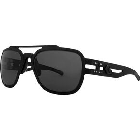 نظارات Gatorz Eyewear Stark الشمسية - إطار من الألومنيوم الأسود مع شعار التعتيم in Kuwait