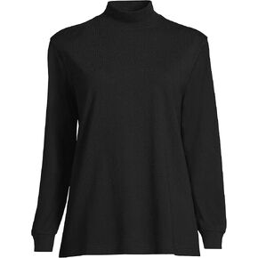 Lands' End Women's Plus Size Long Sleeve Super T Mock