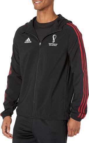 adidas Men's Standard Official Emblem Woven Jacket in Saudi Arabia