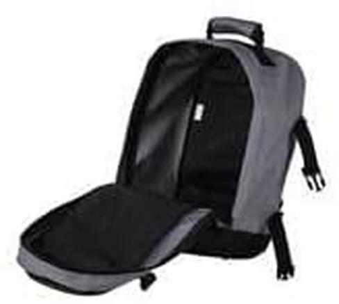 حقيبة سفر Cabin Max Metz Stowaway 20L مقاس 16x10x8 (40x25x20 سم) - حقيبة ظهر صغيرة/حقيبة عطلة نهاية الأسبوع مثالية لحمل الأمتعة تحت المقعد (رمادي أباتشي) in Kuwait