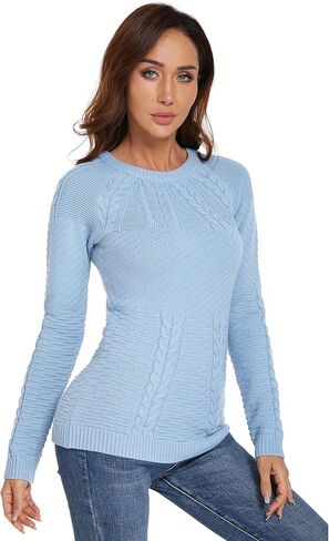 سترة نسائية من AmélieBoutik ذات فتحة رقبة دائرية وأكمام طويلة in Kuwait