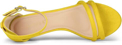 Allegra K Women's Kitten Heel Ankle Strap Sandals Shoes in Kuwait