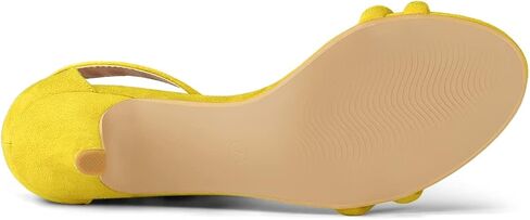 Allegra K Women's Kitten Heel Ankle Strap Sandals Shoes in Kuwait