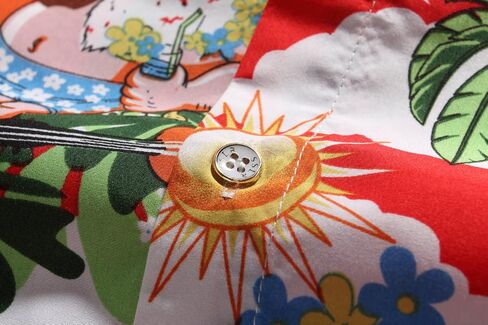 SSLR Men's Santa Claus Party Tropical Ugly Hawaiian Christmas Shirts in Saudi Arabia