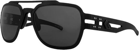 نظارات Gatorz Eyewear Stark الشمسية - إطار من الألومنيوم الأسود مع شعار التعتيم in Kuwait