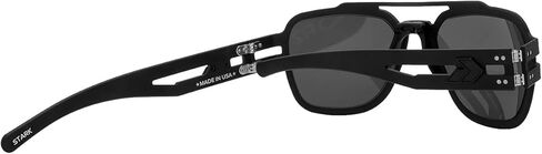 نظارات Gatorz Eyewear Stark الشمسية - إطار من الألومنيوم الأسود مع شعار التعتيم in Kuwait