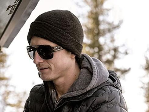 نظارات Gatorz Eyewear Stark الشمسية - إطار من الألومنيوم الأسود مع شعار التعتيم in Kuwait