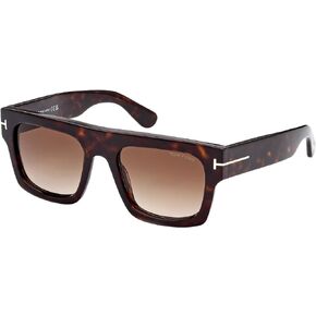 Tom Ford FAUSTO FT 0711 Dark Havana/Light Brown Shaded 53/20/145 unisex Sunglasses in Saudi Arabia