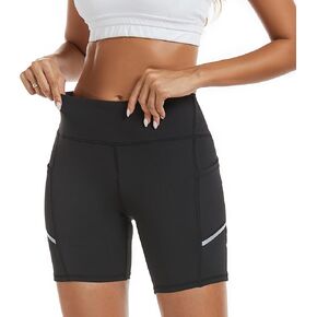 adorence Biker Shorts Women High Waist, Workout Shorts Womens with Pockets - Running Shorts/Yoga Shorts/Gym Shorts in Kuwait