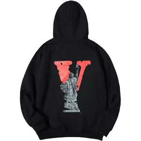 Nhicdns V قميص الهيب هوب V إلكتروني تي شيرتات قصيرة الاكمام طاقم الرقبة عارضة ملابس علوية من القطن للرجال النساء الشباب in Kuwait