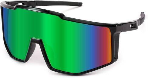 Karsaer Vision Sports Sunglasses Wraparound Glasses 80s Visor Shield Baseball Sunglasses for Youth Kids Teens 8-12 in Kuwait