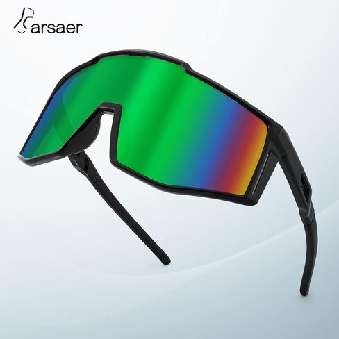 Karsaer Vision Sports Sunglasses Wraparound Glasses 80s Visor Shield Baseball Sunglasses for Youth Kids Teens 8-12 in Kuwait