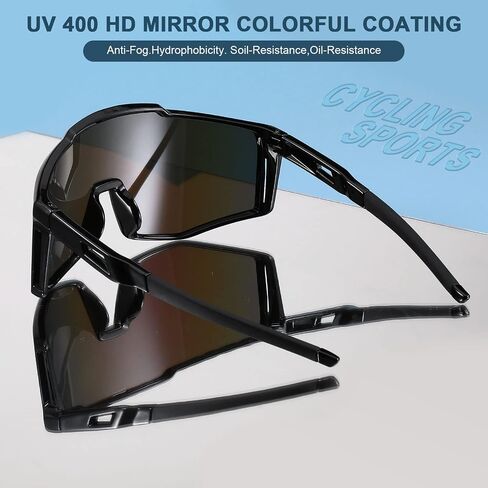 Karsaer Vision Sports Sunglasses Wraparound Glasses 80s Visor Shield Baseball Sunglasses for Youth Kids Teens 8-12 in Kuwait
