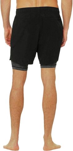 شورت يوغا قصير رجالي من Alo Yoga Unity 2 في 1 (عبوة من 1) in Kuwait