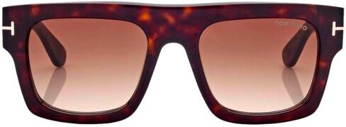Tom Ford FAUSTO FT 0711 Dark Havana/Light Brown Shaded 53/20/145 unisex Sunglasses in Saudi Arabia
