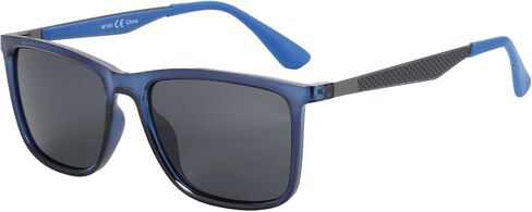 ZENOTTIC Polarized Sunglasses for Men Square Ultralight Carbon Fiber Frame UV400 Protection Classic Sun Glasses for Driving in Kuwait