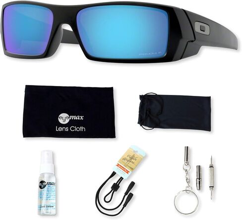 Oakley Gascan OO9014 Sunglasses Bundle with original case, and accessories (5 items) in Saudi Arabia