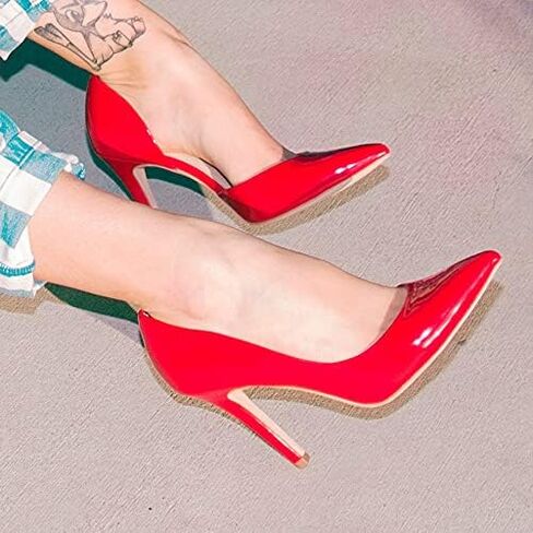 JENN ARDOR Women's High Heels Dress Stiletto Pumps Fashion Pointed Toe 4inch Party Wedding Office Classic Shoes in Saudi Arabia