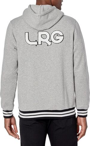 سويت شيرت بقلنسوة بشعار مجموعة الأبحاث المرتفعة للرجال من LRG in Kuwait