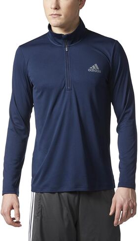 adidas Men's Essentials tech Quarter Zip Long Sleeve in Saudi Arabia