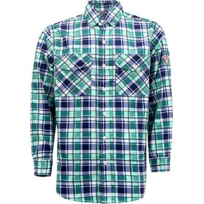 TICOMELA FR Shirt for Men Flame Resistant Shirts 6.5oz Light Weight Plaid Men's Fire Retardant Shirts
