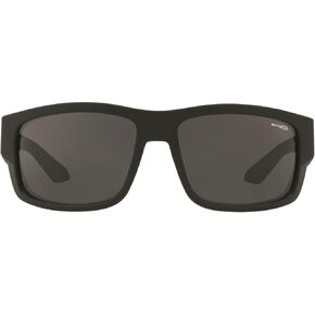 نظارات شمسية مستطيلة للرجال من Arnette An4221 Grifter، أسود غامض/رمادي داكن، 62 مم in Kuwait