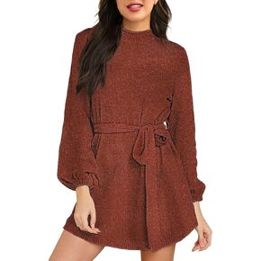 HUUSA Womens Elegant Summer Chiffon Ruffle Babydoll Boho Floral Dress Deep V Neck A-Line Sundress Flowy Mini Skater Dresses in Kuwait