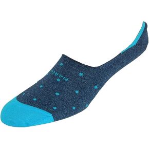 Marcoliani Men's Polka Dot Invisible Touch Liner Sock in Saudi Arabia