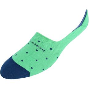 Marcoliani Men's Polka Dot Invisible Touch Liner Sock