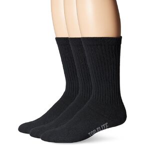Top Flite Men's Sport Full Cushion Crew Socks 3 Pair Pack