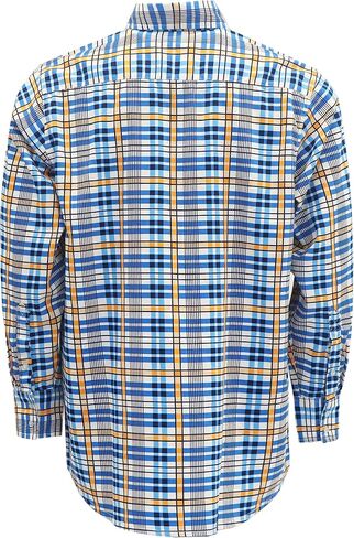 TICOMELA FR Shirt for Men Flame Resistant Shirts 6.5oz Light Weight Plaid Men's Fire Retardant Shirts in Kuwait