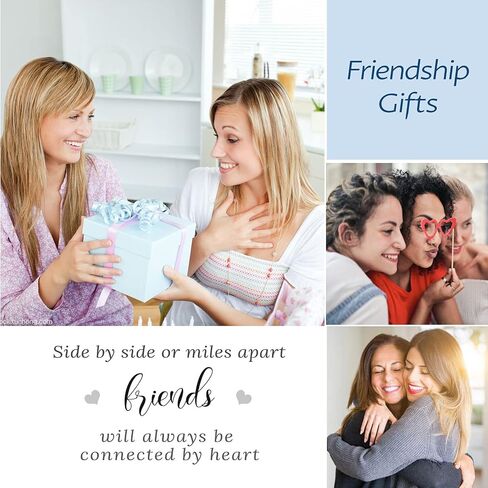 LParkin Friendship Gifts for Best Friend Sisters Cousins Letter Heart Keychain BFF Gift in Kuwait