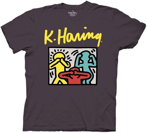Keith Haring Iconic Artwork Elevated Ink T-Shirts for Men or Women in Saudi Arabia