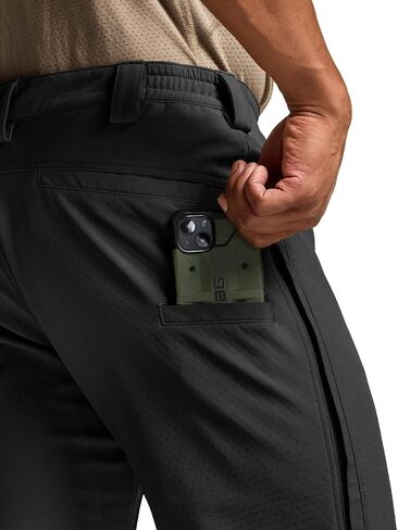 CQR Men’s Softshell Fleece Lined Winter Hiking Pants, Water Resistant Insulated Thermal, Outdoor Tactical Warm Snow Ski Pants in Saudi Arabia