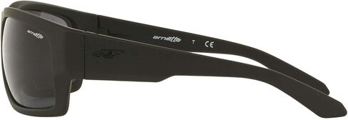 نظارات شمسية مستطيلة للرجال من Arnette An4221 Grifter، أسود غامض/رمادي داكن، 62 مم in Kuwait