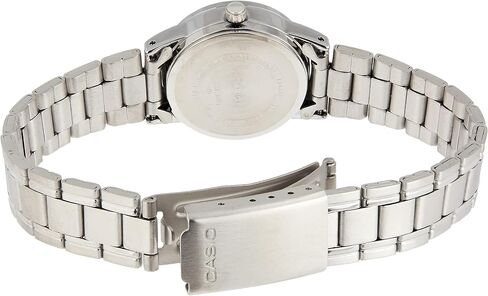 Casio #LTP-V002D-4B Women's Standard Stainless Steel Pink Dial Date Watch in Saudi Arabia