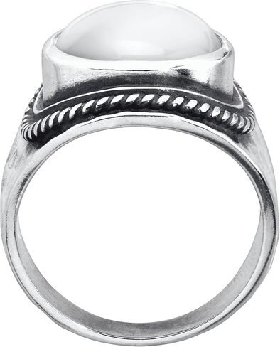Silpada 'Pearlized' Natural Mother-of-Pearl Ring in Sterling Silver in Saudi Arabia