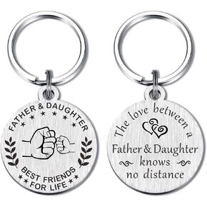 Dad Gifts, Father Keychain, Dad Key Ring