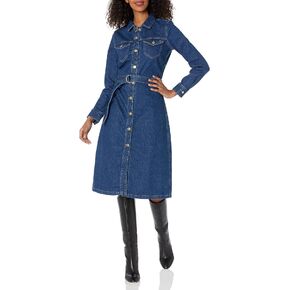 Tommy Hilfiger Women's Adaptive Denim Dress with Magnetic Closure in Saudi Arabia