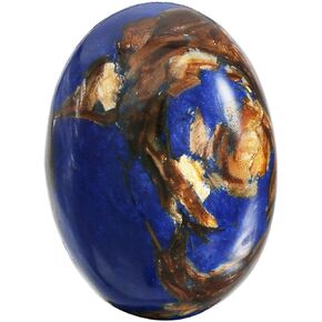 TUMBEELLUWA Sea Sediment Jasper Oval Stone Cabochons Flatback Semi-precious CAB for Jewelry Making Pack of 5