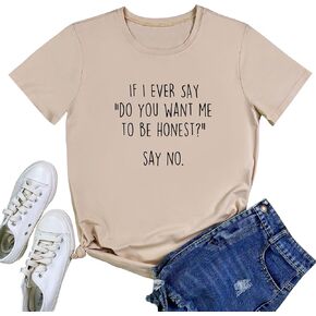 BLACKOO Women Funny Graphic T-Shirts Cute Tees