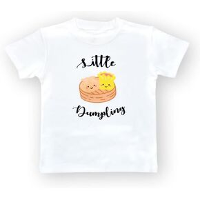 The Wee Bean Organic Cotton Toddler Shirt, White with Boba Bae Print, Soft and Breathable T Shirt, Skin-Friendly Kids Clothes, Pull on Crew Neck Tee, 3T