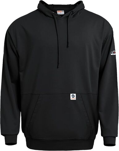 VANDISI FR Hoodies for Men 7.5oz 100% Cotton FR Sweatshirt NFPA2112 CAT2 Light Weight Flame Resistant Pullover in Kuwait